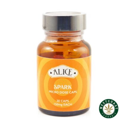 Alice Mushroom - Micro Dose Capsules - Spark (4500mg Golden Teacher) - West Coast Cannabis