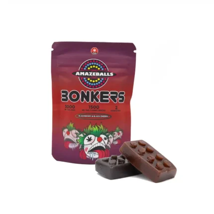 Amazeballs Edibles - Bonkers Gummies - 3000mg THC - West Coast Cannabis