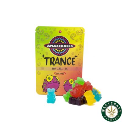 Amazeballs Edibles - Trance Gummies - 840mg THC - West Coast Cannabis