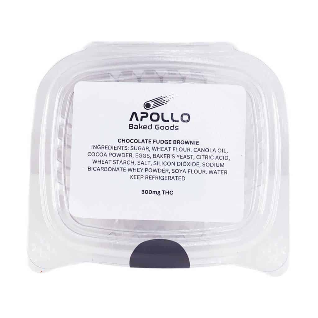 Apollo Baked Goods - Chocolate Fudge Brownie - 300mg THC - West Coast Cannabis Apollo Baked Goods - Chocolate Fudge Brownie - 300mg THC - West Coast Cannabis