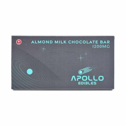 Apollo Edible Chocolates - Almond Milk Chocolate Bar - 1200MG THC - West Coast Cannabis