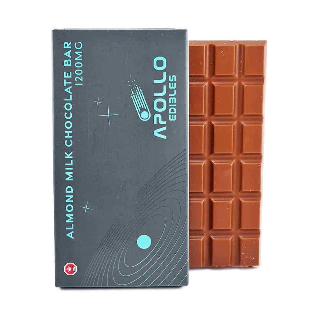 Apollo Edible Chocolates - Almond Milk Chocolate Bar - 1200MG THC - West Coast Cannabis Apollo Edible Chocolates - Almond Milk Chocolate Bar - 1200MG THC - West Coast Cannabis