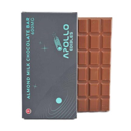 Apollo Edible Chocolates - Almond Milk Chocolate Bar - 600MG THC - West Coast Cannabis