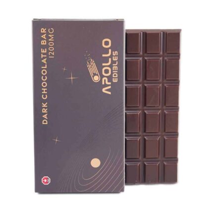 Apollo Edible Chocolates - Dark Chocolate Bar - 1200MG THC - West Coast Cannabis