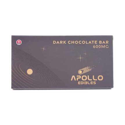 Apollo Edible Chocolates - Dark Chocolate Bar - 600MG THC - West Coast Cannabis