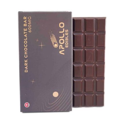 Apollo Edible Chocolates - Dark Chocolate Bar - 600MG THC - West Coast Cannabis
