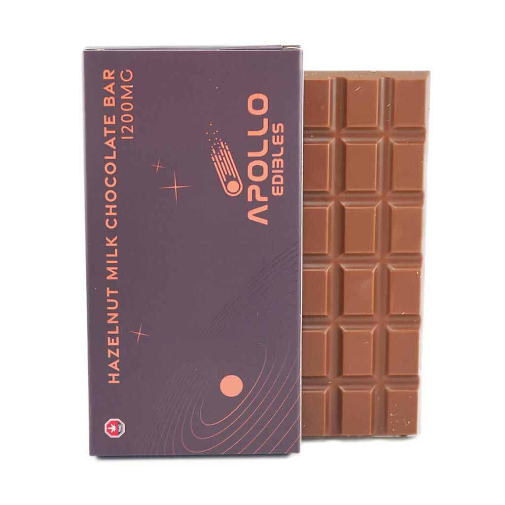 Apollo Edible Chocolates - Hazelnut Milk Chocolate Bar - 1200MG THC - West Coast Cannabis Apollo Edible Chocolates - Hazelnut Milk Chocolate Bar - 1200MG THC - West Coast Cannabis