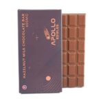 Apollo Edible Chocolates - Hazelnut Milk Chocolate Bar - 600MG THC - West Coast Cannabis
