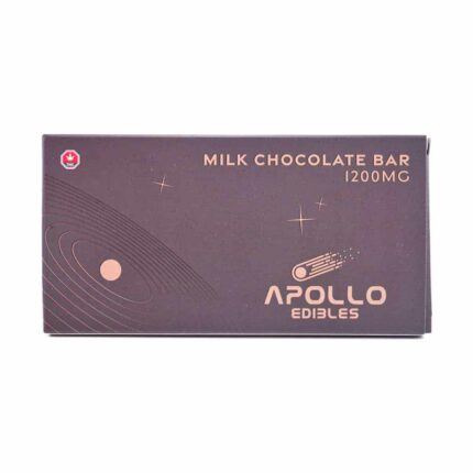 Apollo Edible Chocolates - Milk Chocolate Bar - 1200MG THC - West Coast Cannabis
