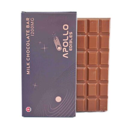 Apollo Edible Chocolates - Milk Chocolate Bar - 1200MG THC - West Coast Cannabis