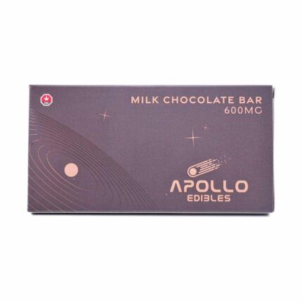 Apollo Edible Chocolates - Milk Chocolate Bar - 600MG THC - West Coast Cannabis