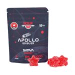Apollo Edibles - Sour Cherry Shooting Stars 1000mg THC Sativa - West Coast Cannabis
