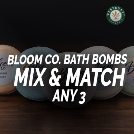 Bloom Co. - Bathbombs - Mix and Match 3 Pack - West Coast Cannabis