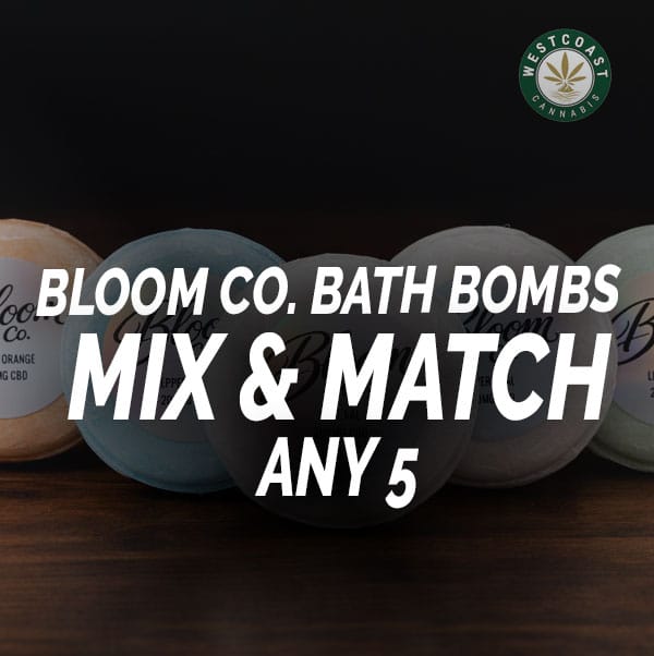 Bloom Co. - Bathbombs - Mix and Match 5 Pack - West Coast Cannabis Bloom Co. - Bathbombs - Mix and Match 5 Pack - West Coast Cannabis