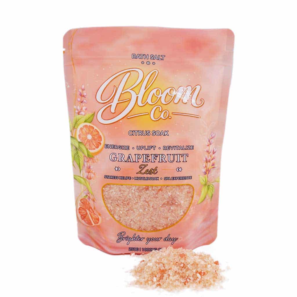 Bloom Co. - Grapefruit Bath Salts - 1000MG CBD - West Coast Cannabis Bloom Co. - Grapefruit Bath Salts - 1000MG CBD - West Coast Cannabis
