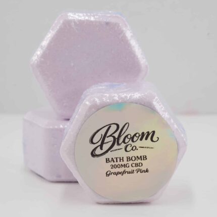 Bloom Co. - Grapefruit Pink Bathbomb - 200MG CBD - West Coast Cannabis