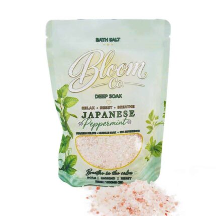 Bloom Co. - Japanese Peppermint Bath Salts - 1000MG CBD - West Coast Cannabis