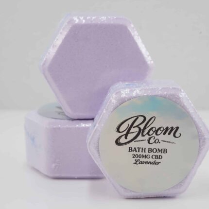 Bloom Co. - Lavender Bathbomb - 200MG CBD - West Coast Cannabis