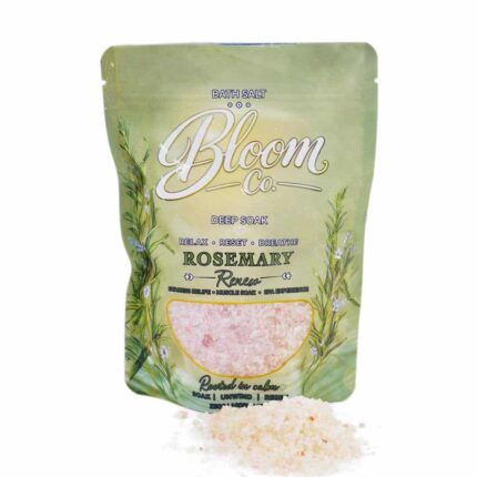 Bloom Co. - Rose Mary Bath Salts - 1000MG CBD - West Coast Cannabis