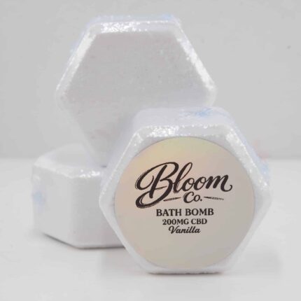 Bloom Co. - Vanilla Bathbomb - 200MG CBD - West Coast Cannabis