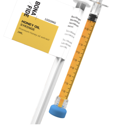 Bonafide – 1000mg THC Honey Oil Syringe (1ml) - West Coast Cannabis