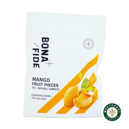 Bonafide – Mango Fruit Pieces 300mg THC - West Coast Cannabis