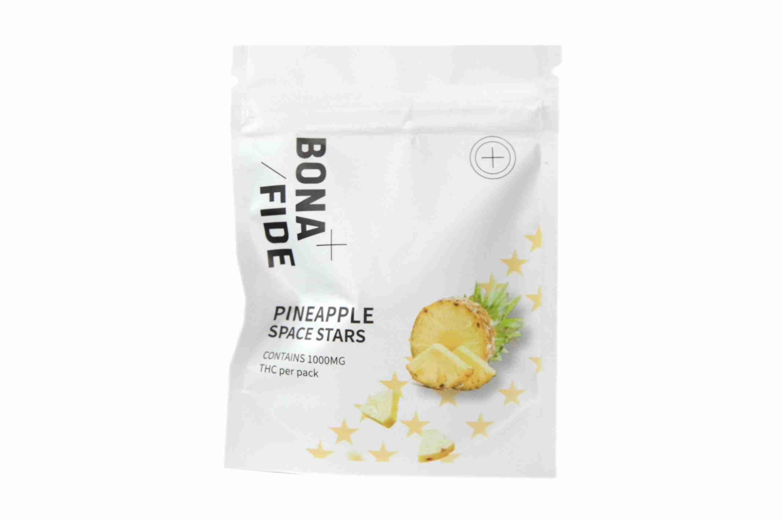 Bonafide – Space Stars - Pineapple 1000mg THC - West Coast Cannabis Bonafide – Space Stars - Pineapple 1000mg THC - West Coast Cannabis
