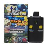 Burn Extracts - Dual Chamber Disposable Vape - Blueberry Cheese + AMG (3+3 Gram) - West Coast Cannabis
