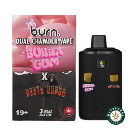 Burn Extracts - Dual Chamber Disposable Vape - Bubba Gum + Death Bubba (3+3 Gram) - West Coast Cannabis