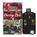 Burn Extracts - Dual Chamber Disposable Vape - Cherry CBD + Gorilla Glue (3+3 Gram) - West Coast Cannabis