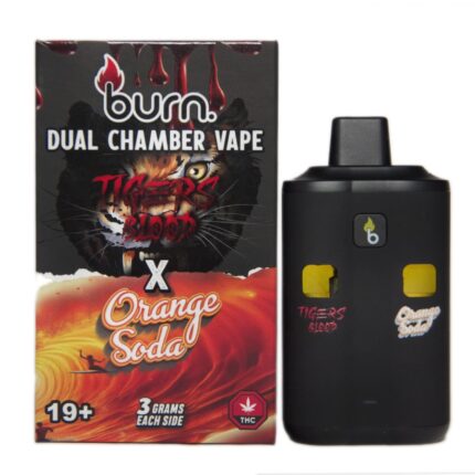 Burn Extracts - Dual Chamber Disposable Vape - Tiger Blood + Orange Soda (3+3 Gram) - West Coast Cannabis