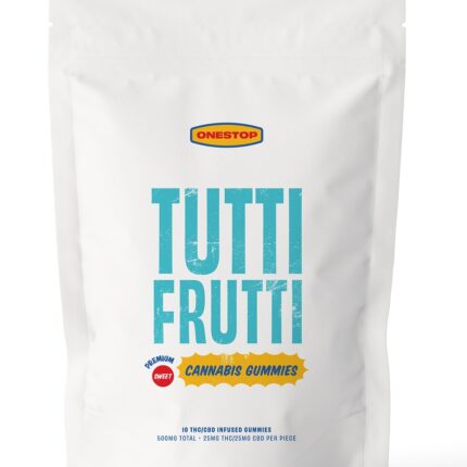Buy One Stop - Tutti Fruitti 1:1 Gummies 500mg Online