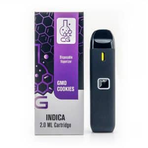 CG Extracts Premium Concentrates Disposable Pen - GMO Cookies 2ML - West Coast Cannabis