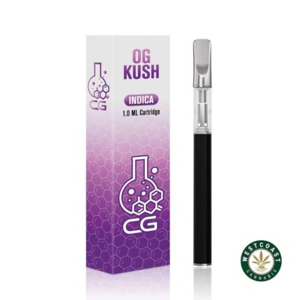 CG Extracts Premium Concentrates Disposable Pen - OG Kush 1ML - West Coast Cannabis