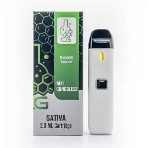 CG Extracts Premium Concentrates Disposable Pen - Red Congolese 2ML - West Coast Cannabis