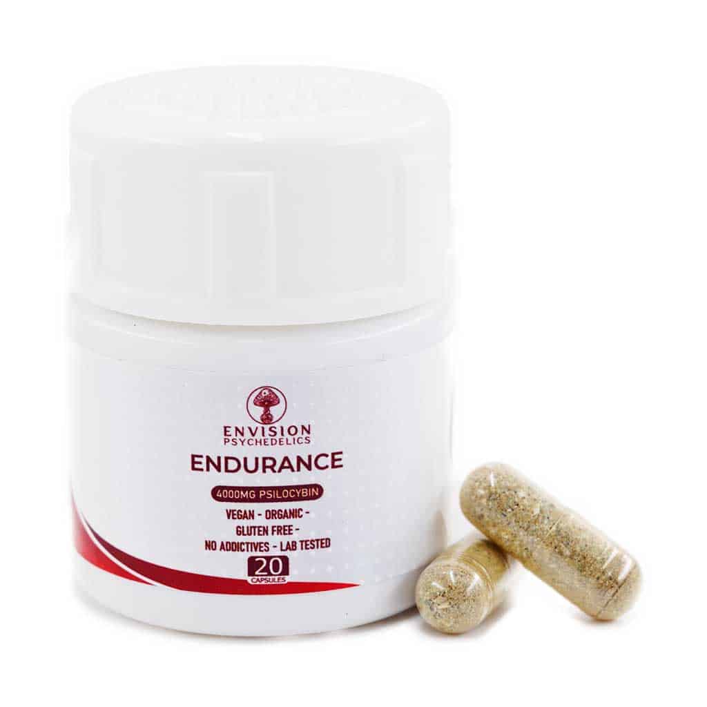 ENVISION™️ ENDURANCE - Microdose Capsules 4000mg Psilocybin - West Coast Cannabis ENVISION™️ ENDURANCE - Microdose Capsules 4000mg Psilocybin - West Coast Cannabis