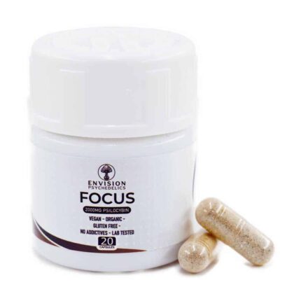 ENVISION™️ FOCUS - Microdose Capsules 2000mg Psilocybin - West Coast Cannabis