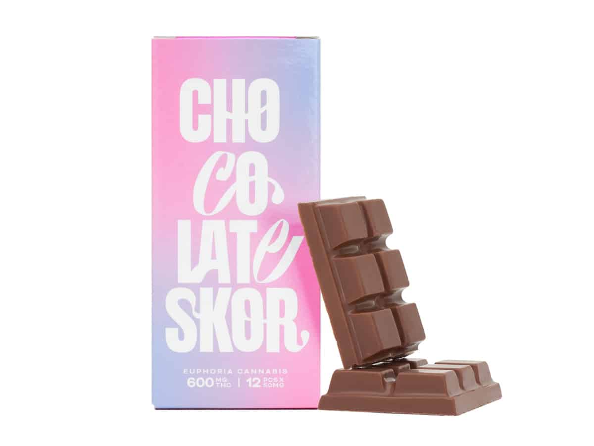 Euphoria Cannabis – Chocolate Skor THC 600MG - West Coast Cannabis Euphoria Cannabis – Chocolate Skor THC 600MG - West Coast Cannabis