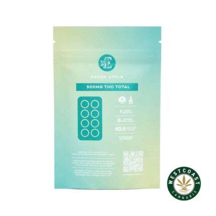 Euphoria Cannabis - Green Apple Gummies 500mg THC - West Coast Cannabis