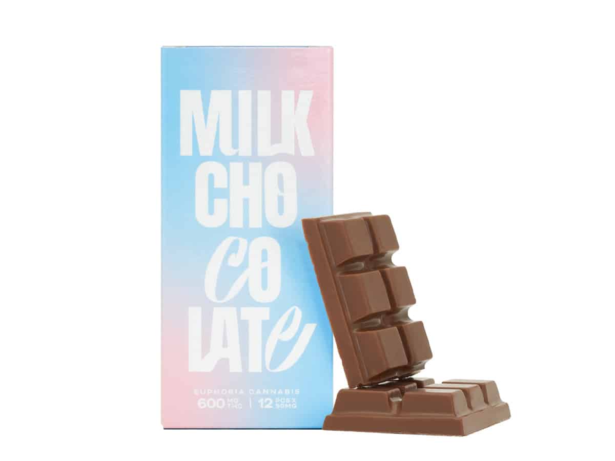 Euphoria Cannabis – Milk Chocolate THC 600MG - West Coast Cannabis Euphoria Cannabis – Milk Chocolate THC 600MG - West Coast Cannabis