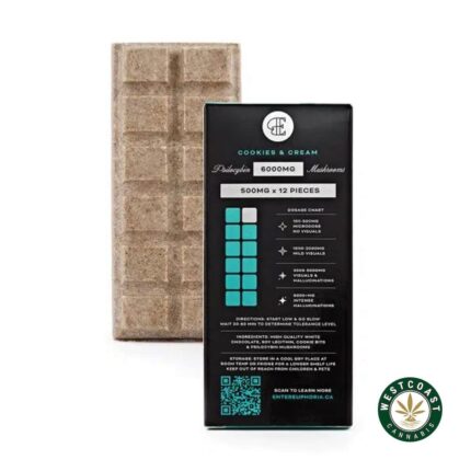 Euphoria Psychedelics – Cookies and Cream 6000mg - West Coast Cannabis
