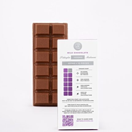 Euphoria Psychedelics – Milk Chocolate 1200mg - West Coast Cannabis