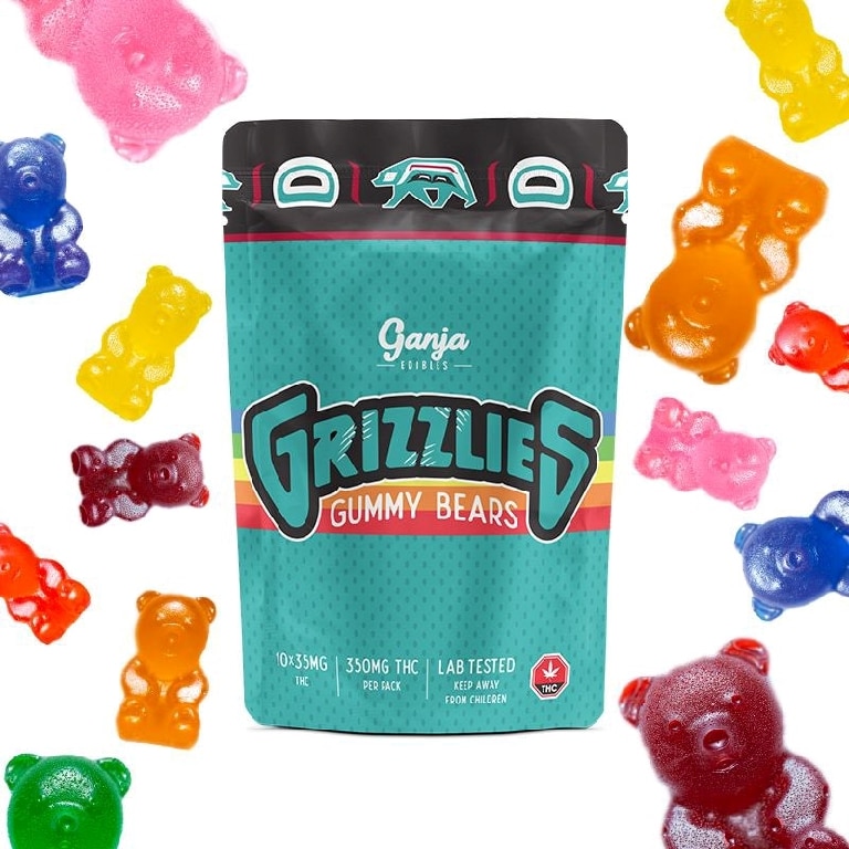 Ganja Edibles - Grizzlies Gummy Bears 350mg THC - West Coast Cannabis Ganja Edibles - Grizzlies Gummy Bears 350mg THC - West Coast Cannabis