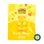 Get Wrecked Edibles - Peach Mango Gummy Bears 300mg THC - West Coast Cannabis