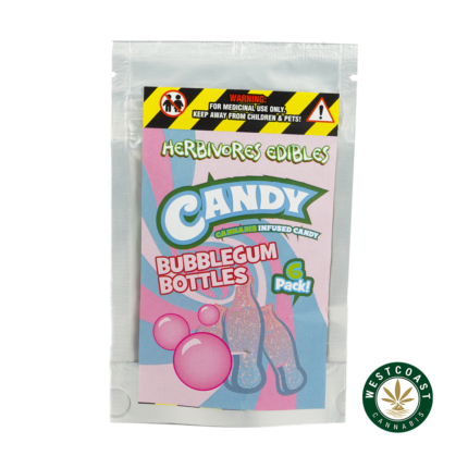 Herbivore Edibles Bubblegum Bottles - West Coast Cannabis