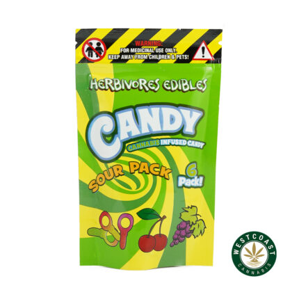 Herbivore Edibles Sours Candy Variety Pack THC - West Coast Cannabis
