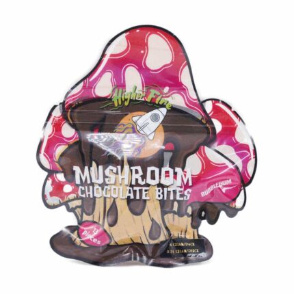 Higher Fire Extract - Mushroom Chocolate Bites - Bubblegum 4000mg - West Coast Cannabis