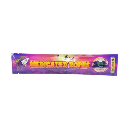 Higher Fire Extracts - Medicated Ropes - Grape 400MG THC - West Coast Cannabis