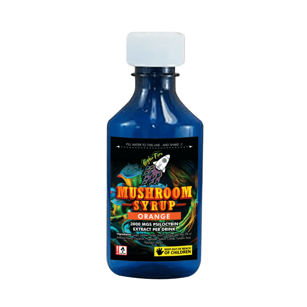 Higher Fire Extracts – Mushroom Syrup - Orange 3000mg Psilocybin - West Coast Cannabis Higher Fire Extracts – Mushroom Syrup - Orange 3000mg Psilocybin - West Coast Cannabis