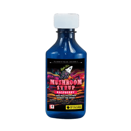Higher Fire Extracts – Mushroom Syrup - Raspberry 3000mg Psilocybin - West Coast Cannabis